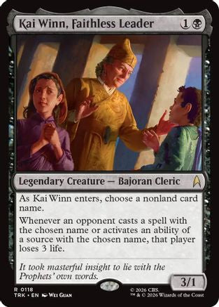 Kai Winn, Faithless Leader (TRK-118) - Star Trek