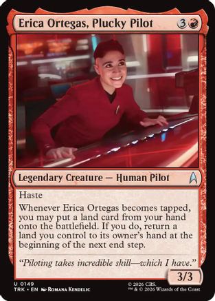 Erica Ortegas, Plucky Pilot (TRK-149) - Star Trek Foil