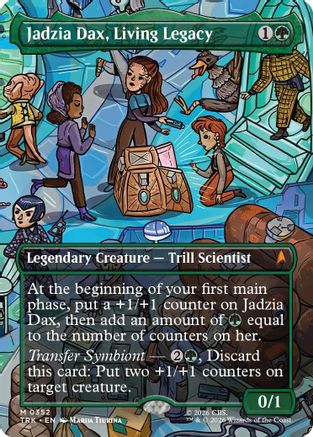Jadzia Dax, Living Legacy (Borderless) (TRK-352) - Star Trek Foil