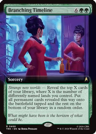 Branching Timeline (Extended Art) (TRK-466) - Star Trek Foil