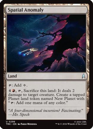 Spatial Anomaly (TRK-296) - Star Trek Foil