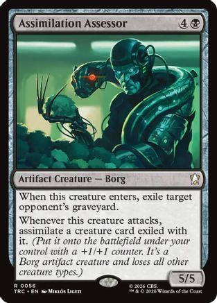 Assimilation Assessor (Surge Foil) (TRC-056) - Commander: Star Trek Foil