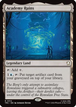Academy Ruins (Surge Foil) (TRC-512) - Commander: Star Trek Foil