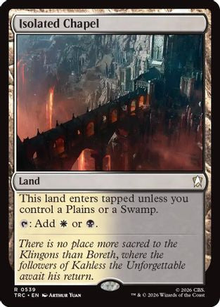 Isolated Chapel (Surge Foil) (TRC-539) - Commander: Star Trek Foil