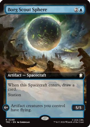Borg Scout Sphere (Extended Art) (TRC-248) - Commander: Star Trek