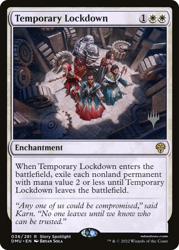 Verrouillage temporaire (Pack promotionnel) [Dominaria United Promos] 