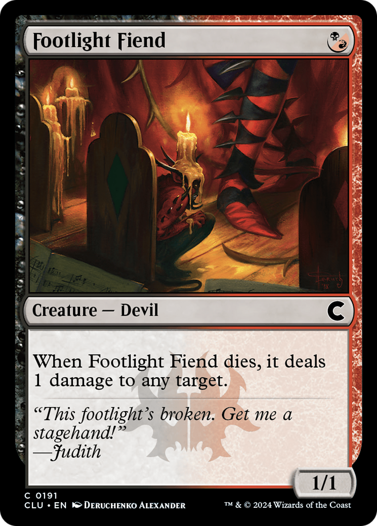 Footlight Fiend [Ravnica: Édition Indice] 