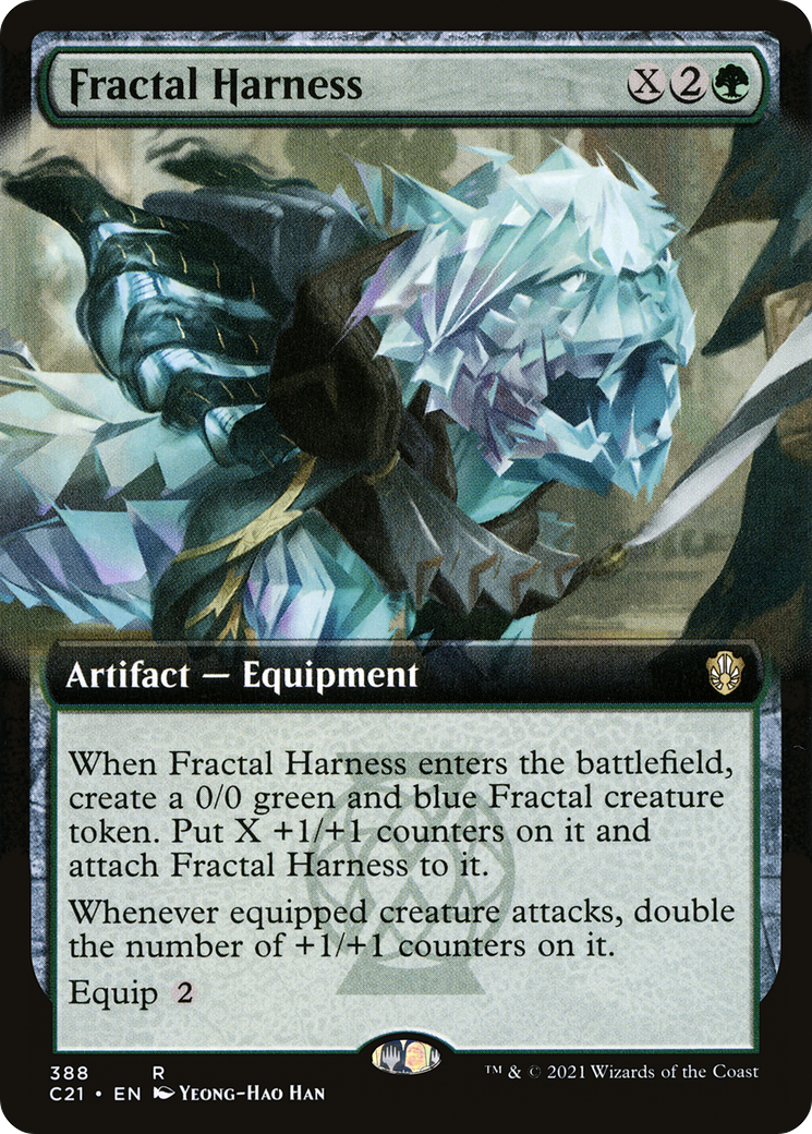 Harnais fractal (art étendu) [Commander 2021] 