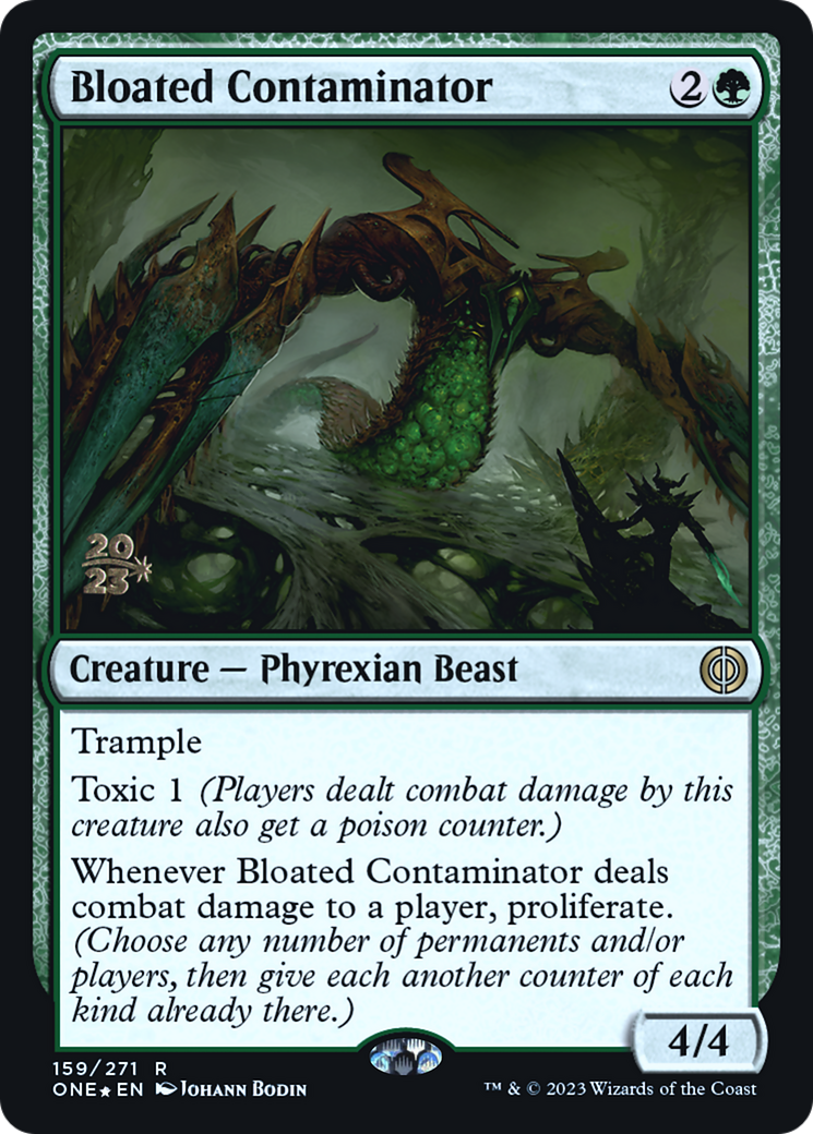 Bloated Contaminator [Phyrexia : All Will Be One Avant-première Promos] 