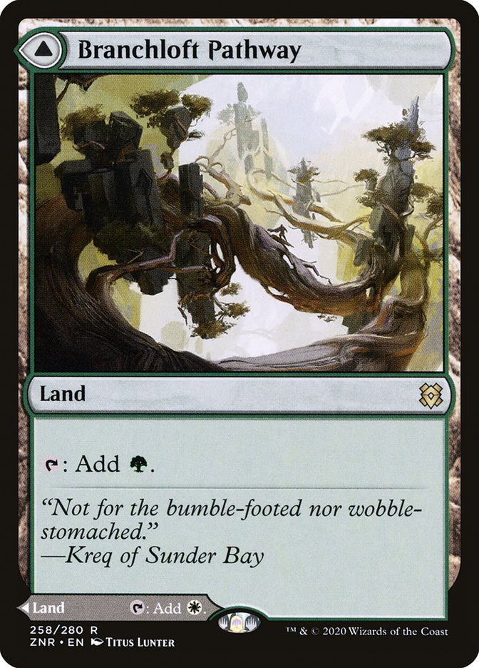 Branchloft Pathway (ZNR-258) - Zendikar Rising