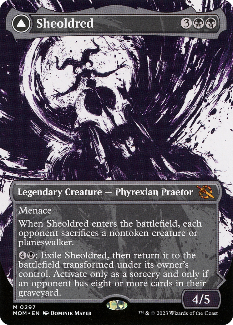 Sheoldred // Les vraies Écritures (Showcase Planar Booster Fun) [Marche de la Machine] 