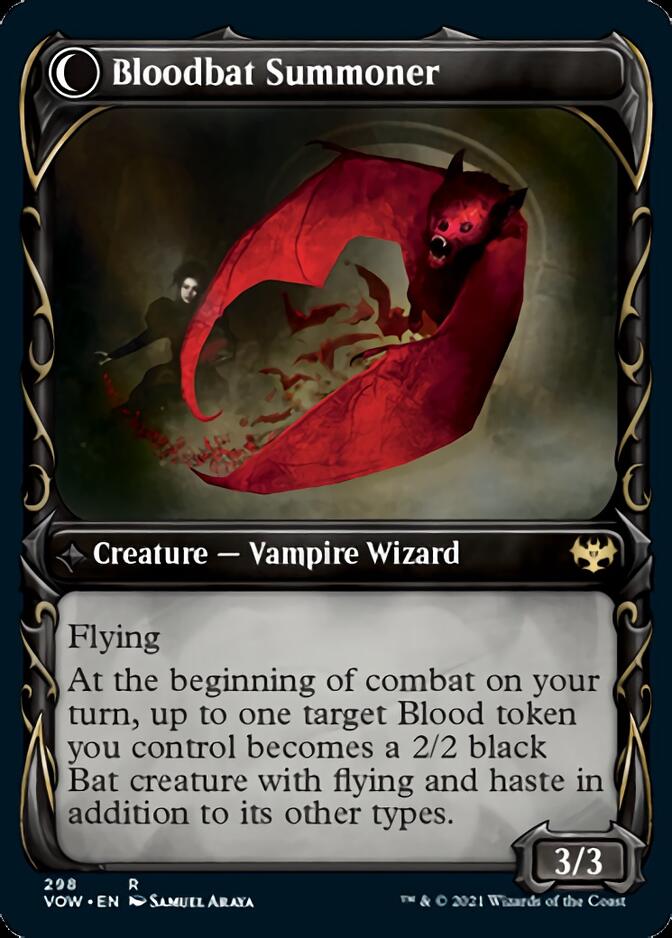 Voldaren Bloodcaster (Showcase) (VOW-298) - Innistrad: Crimson Vow: (Showcase, Double Faced Transform)