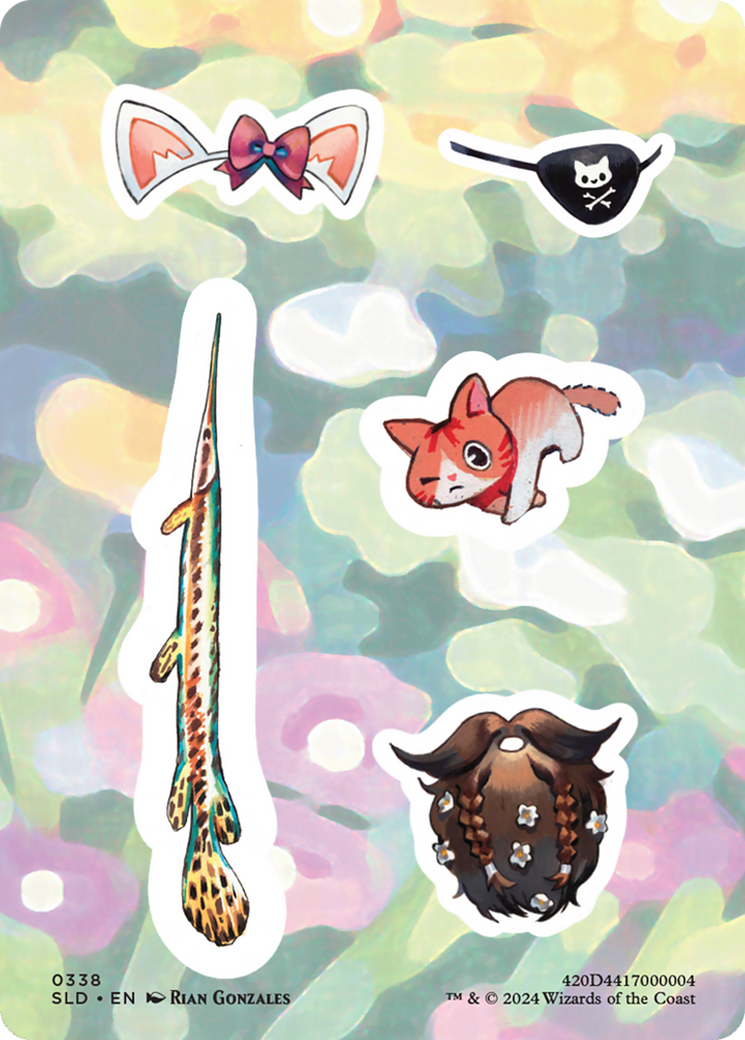Sticker sheet (SLD-338) - Secret Lair Drop Foil