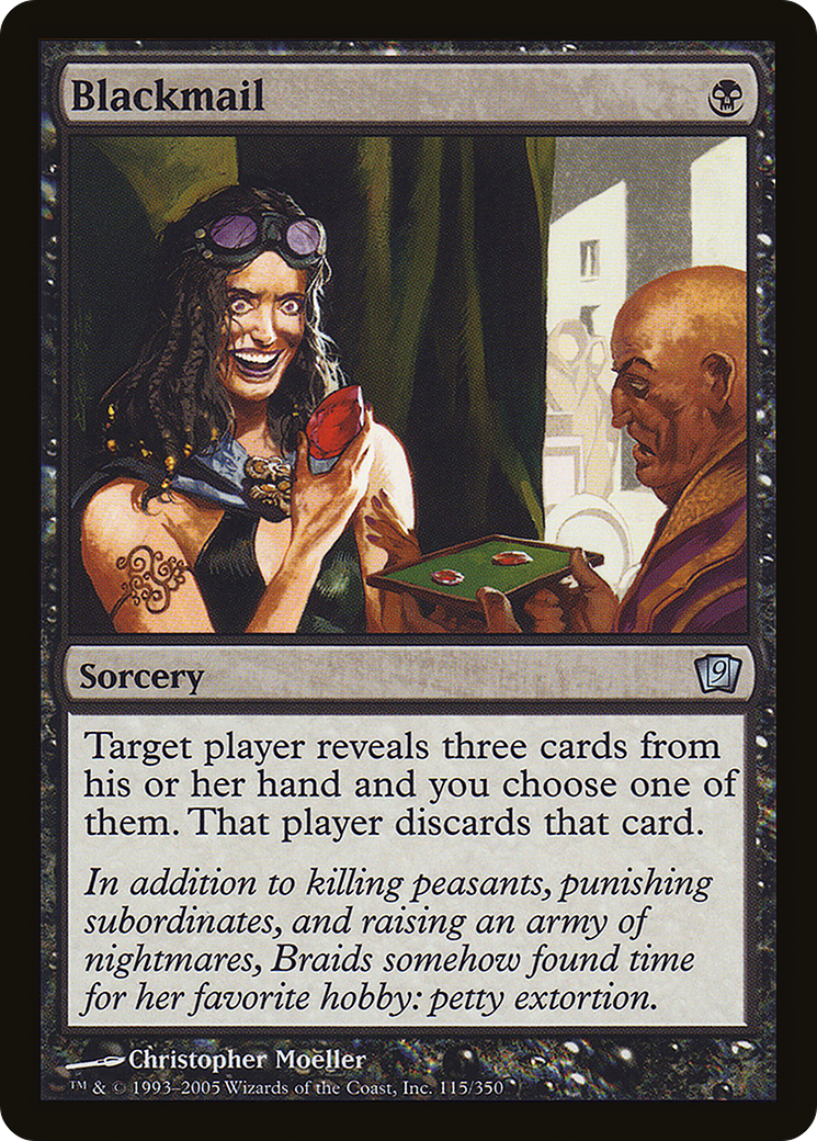 Blackmail (9ED-115★) - 9th Edition Foil
