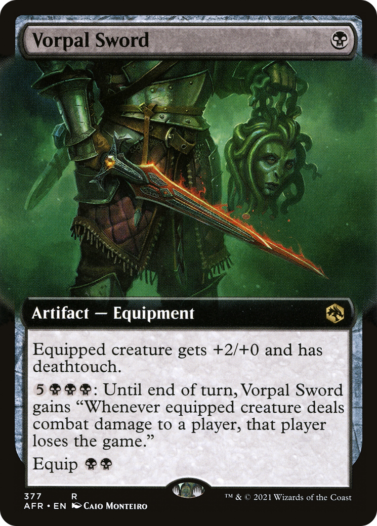 Vorpal Sword (AFR-377) - Adventures in the Forgotten Realms: (Extended Art)