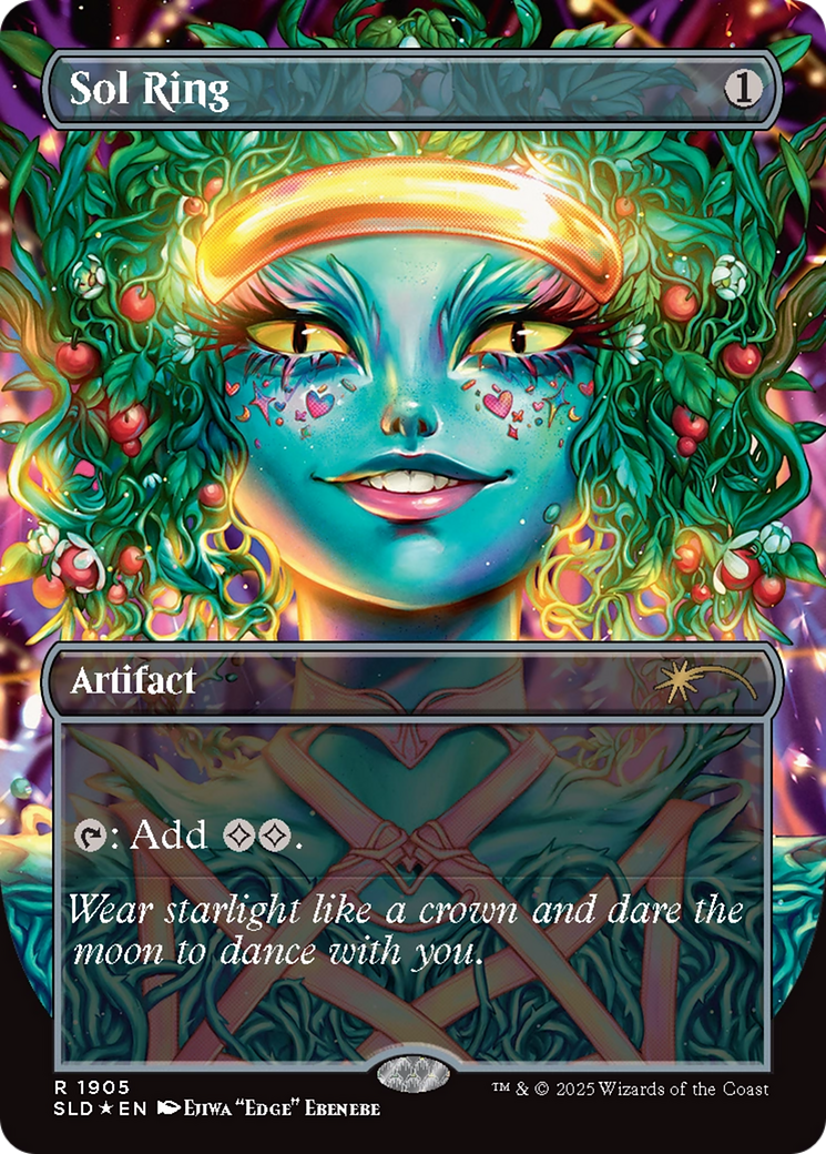 Sol Ring (SLD-1905) - Secret Lair Drop (Borderless) Foil