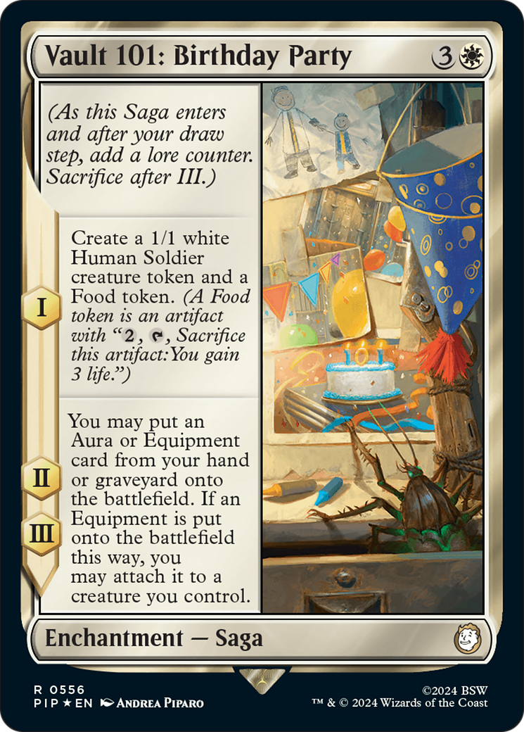 Vault 101 : Fête d'anniversaire (Surge Foil) [Fallout] 