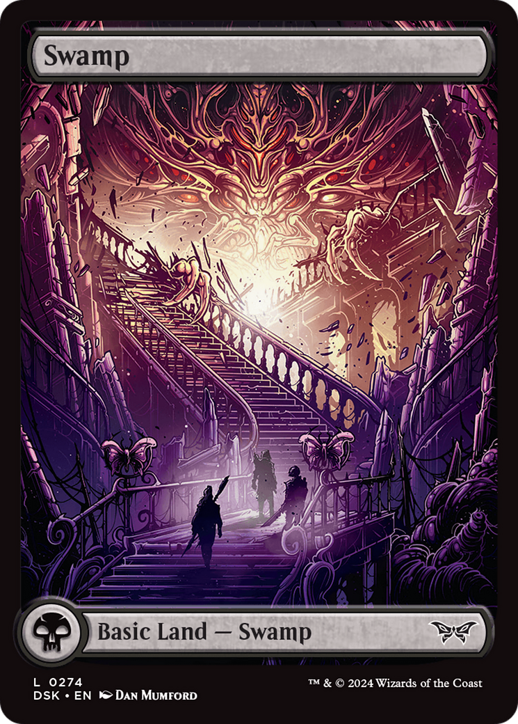 Swamp (0274) - Full Art (DSK-274) - Duskmourn: House of Horror