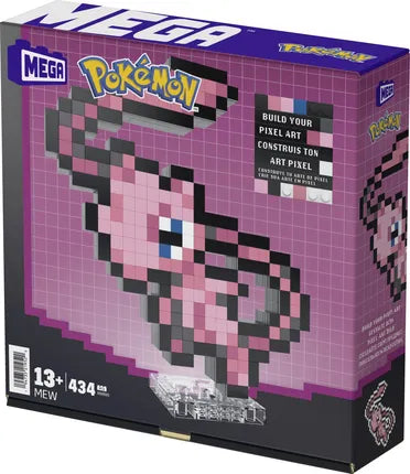 Mega Construct Pokémon Pixel Art - Mew Building Set