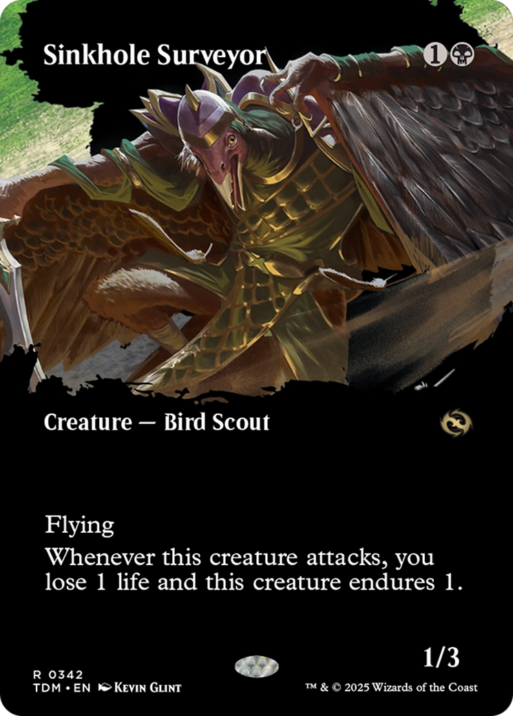 Sinkhole Surveyor (Borderless) (TDM-342) - Tarkir: Dragonstorm: (Showcase) (Borderless)