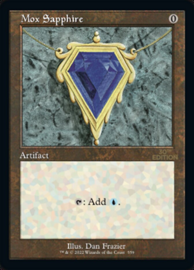 Mox Sapphire (Rétro) [Édition 30e anniversaire] 