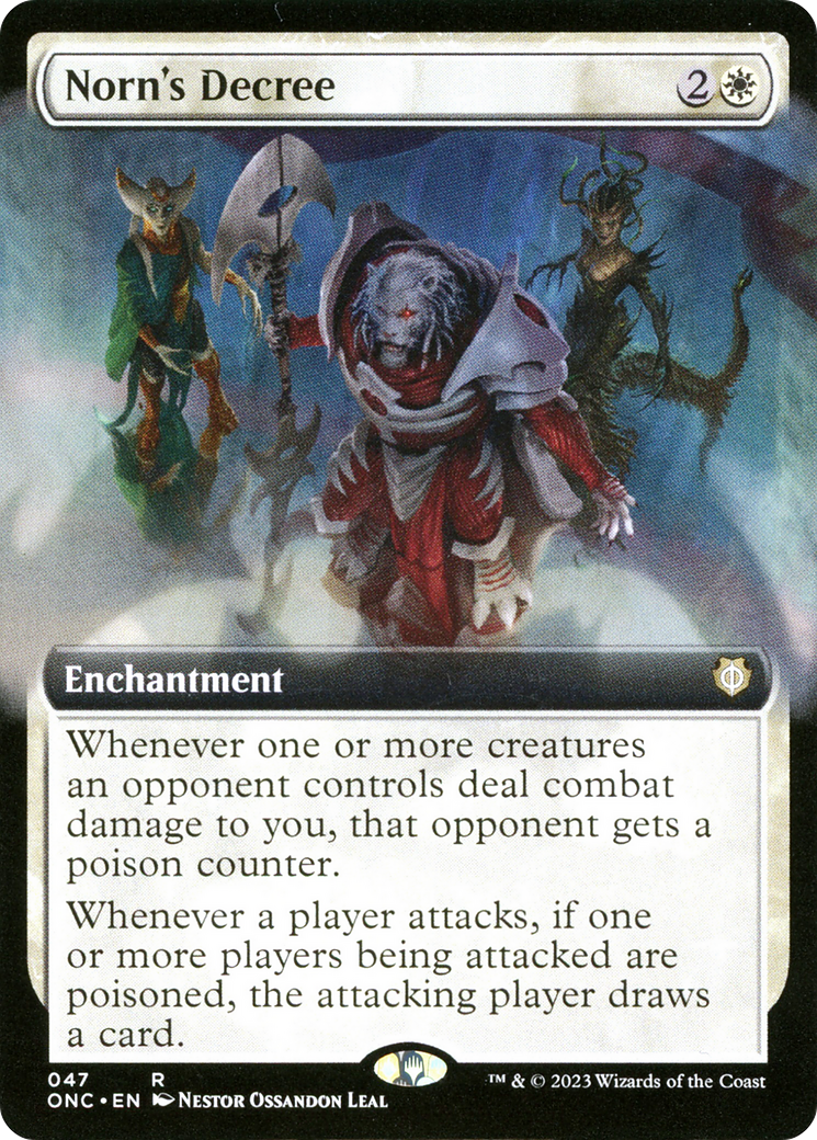 Décret de Norn (art étendu) [Phyrexia : tous seront un seul commandant] 