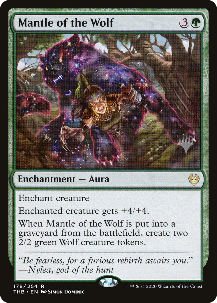 Manteau du loup (Pack promotionnel) [Theros Beyond Death Promos] 