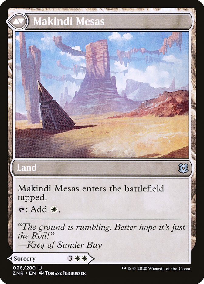 Makindi Stampede // Makindi Mesas [Zendikar Rising] 