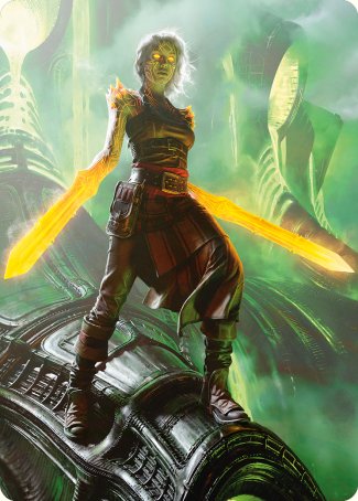 Nahiri, la carte artistique impitoyable [Phyrexia : All Will Be One Art Series] 
