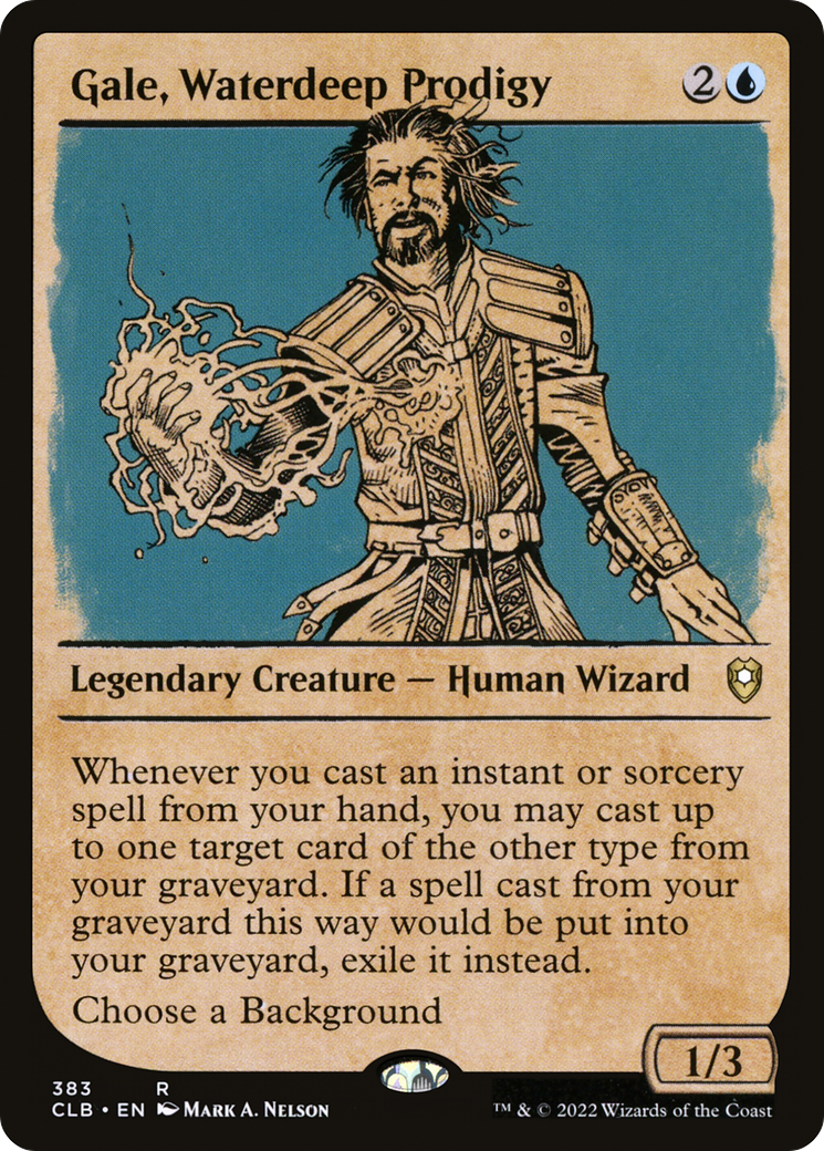 Gale, Waterdeep Prodigy (Vitrine) [Commander Legends : Battle for Baldur's Gate] 