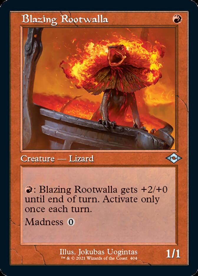Blazing Rootwalla (MH2-404) - Modern Horizons 2