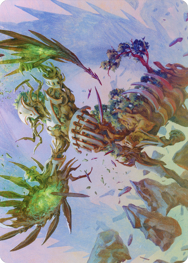 Carte d'art Botanical Brawler [Série d'art de la Marche de la Machine] 