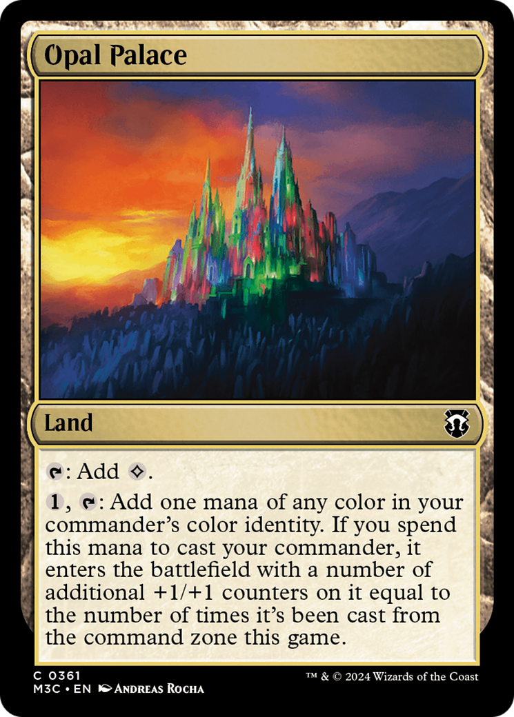 Palais d'Opale [Commandant Modern Horizons 3] 