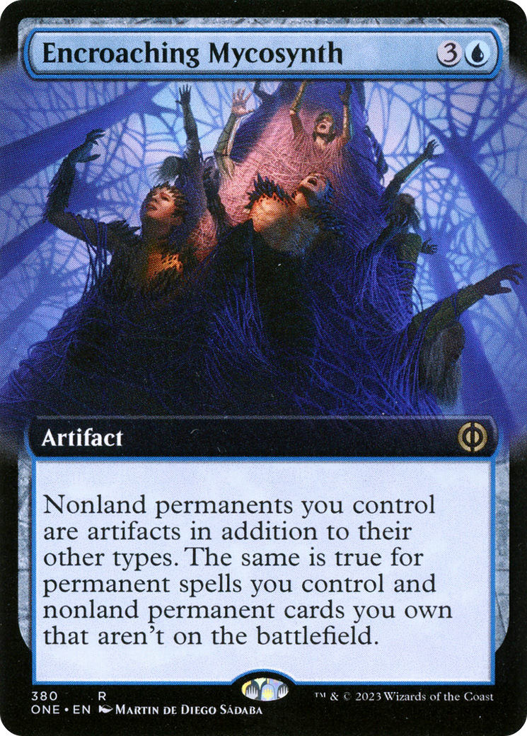 Mycosynthe empiétant (Art étendu) [Phyrexia : Tous seront un] 