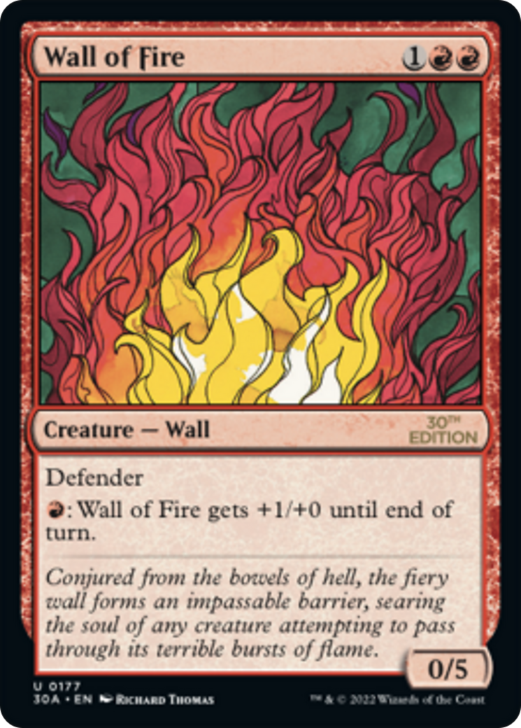 Mur de feu [Édition 30e anniversaire] 