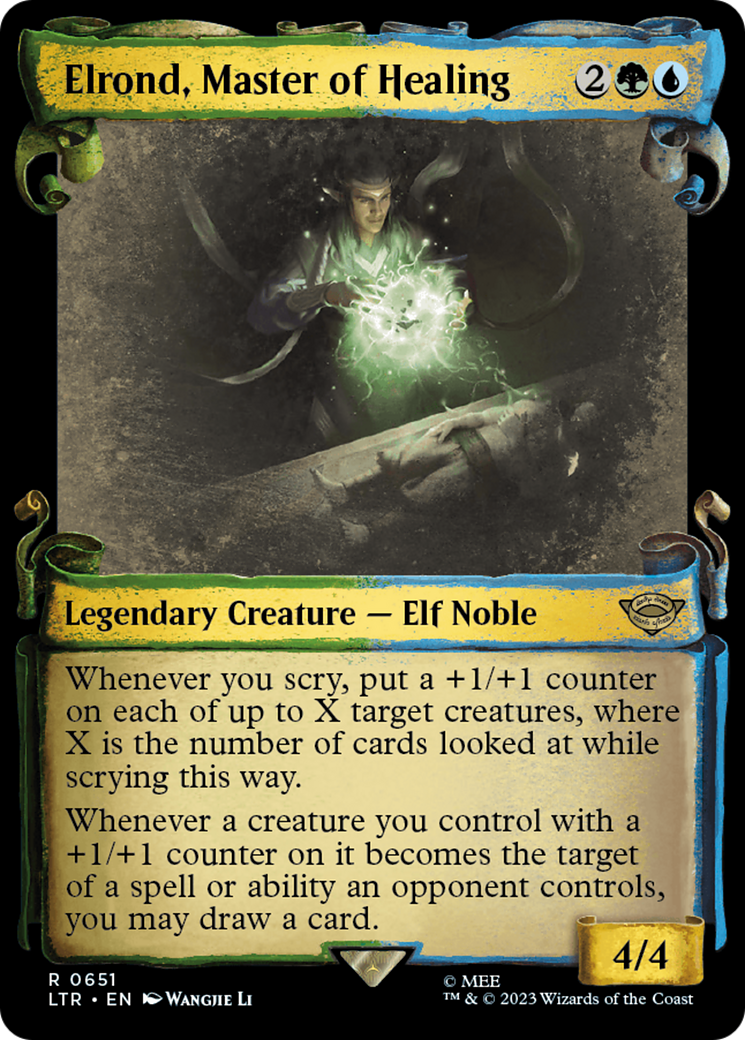 Elrond, maître de la guérison [Le Seigneur des Anneaux : Parchemins de présentation des Contes de la Terre du Milieu] 