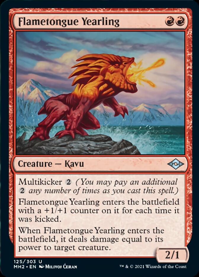 Flametongue Yearling (MH2-125) - Modern Horizons 2
