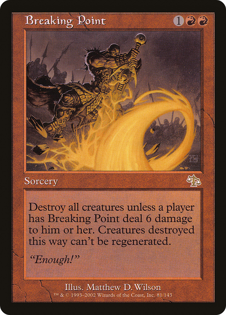 Breaking Point (JUD-081) - Judgment