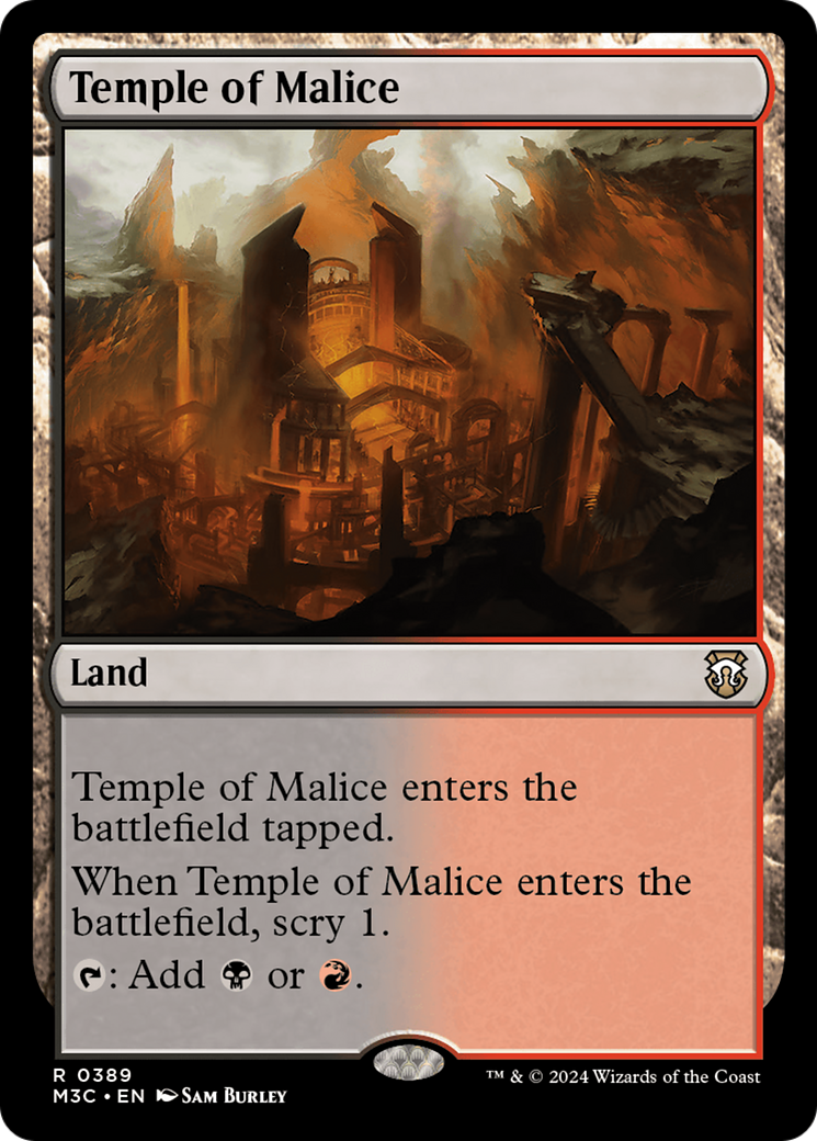 Temple de la Malice [Modern Horizons 3 Commander] 