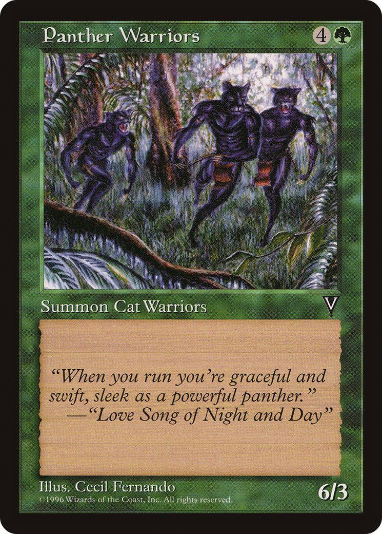 Panther Warriors (VIS-) - Visions