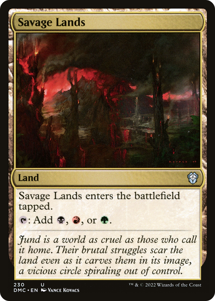 Terres sauvages [Commandant uni de Dominaria] 