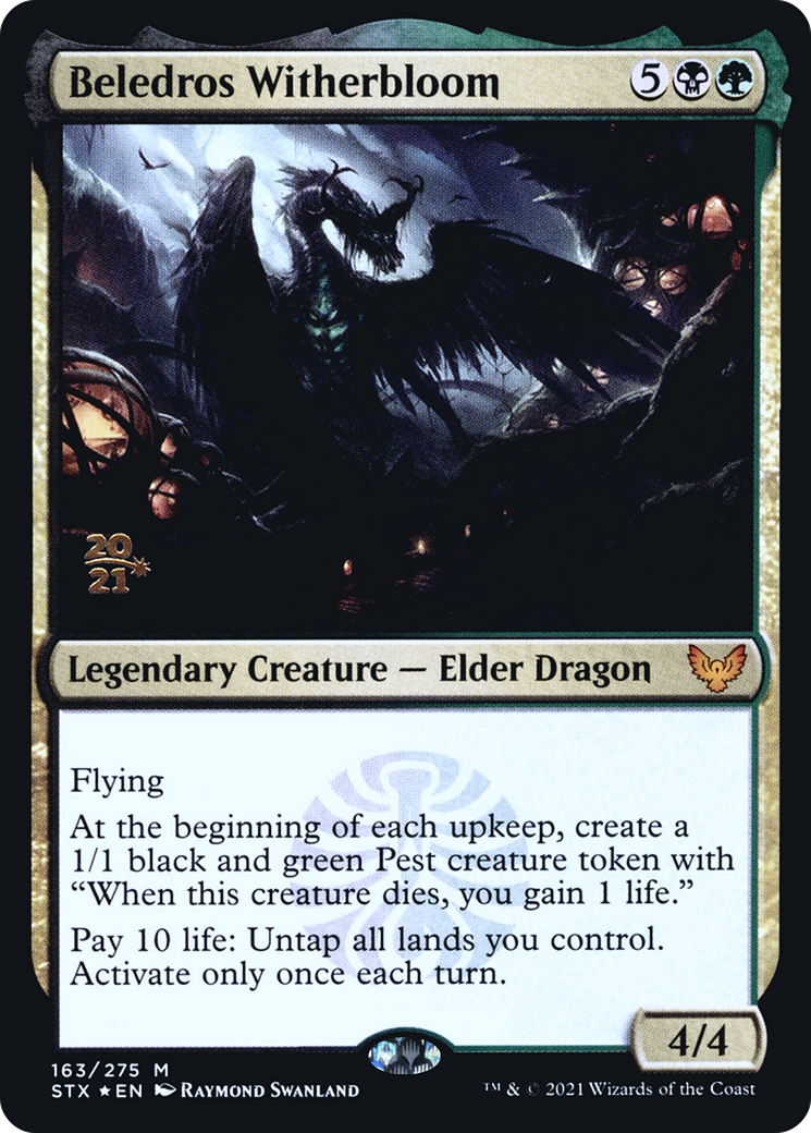 Beledros Witherbloom [Promotions avant-première de Strixhaven : School of Mages] 
