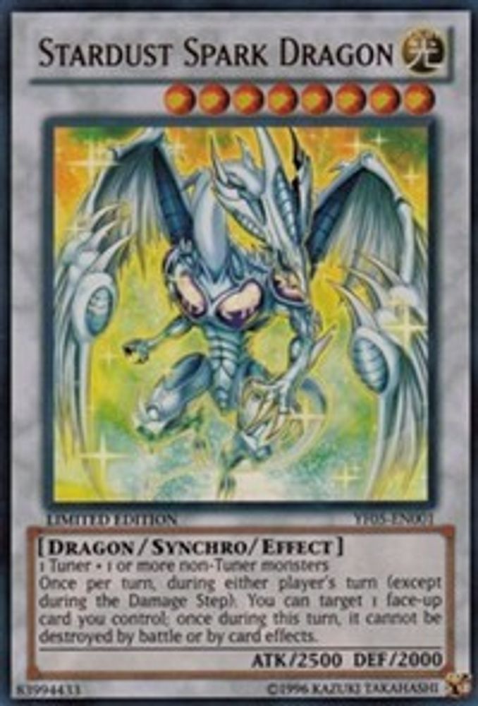 Stardust Spark Dragon (YF05-EN001) - Ultra Rare
