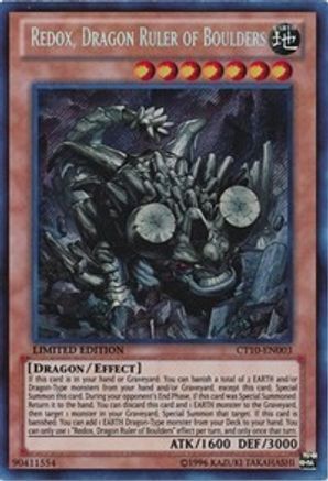 Redox, Dragon Ruler of Boulders (CT10-EN003) - 2013 Collectors Tins Limited