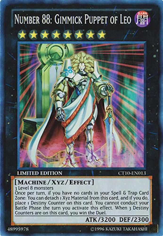 Number 88: Gimmick Puppet of Leo (CT10-EN013) - Super Rare