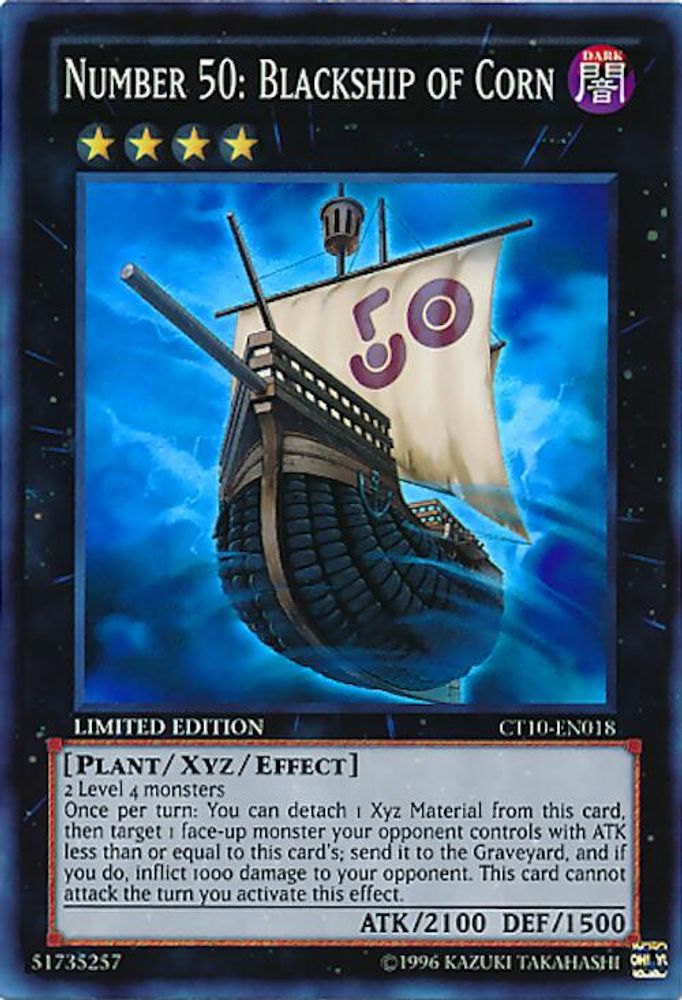 Number 50: Blackship of Corn (CT10-EN018) - Super Rare