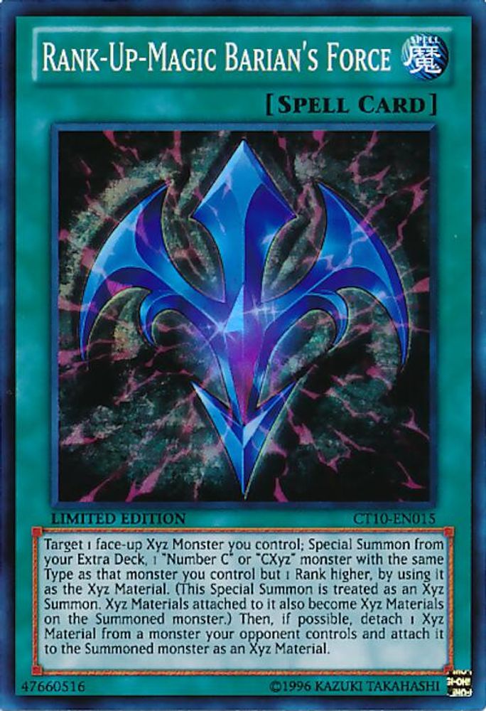 Rank-Up-Magic Barian's Force (CT10-EN015) - Super Rare