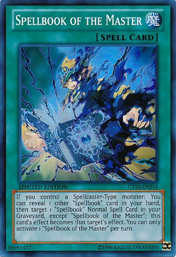 Spellbook of the Master (CT10-EN014) - Super Rare