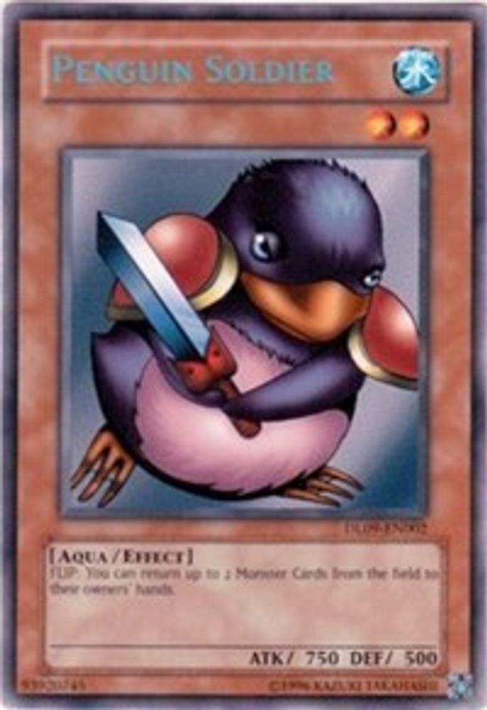Soldat pingouin (bleu) [DL09-EN002] Rare 
