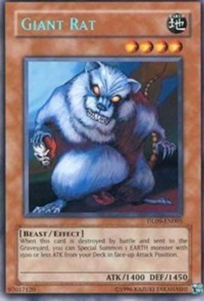 Rat géant (bleu) [DL09-EN005] Rare 
